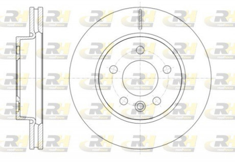 Тормозной диск ROADHOUSE 6141810