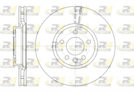 Тормозной диск ROADHOUSE 6142010 (фото 1)