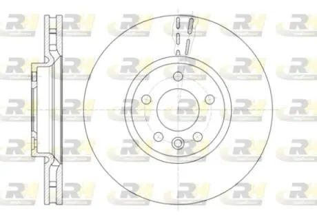 Фото 1 - гальмівний диск ROADHOUSE 6142010 Гальмівний диск ROADHOUSE 6142010 (фото 1)