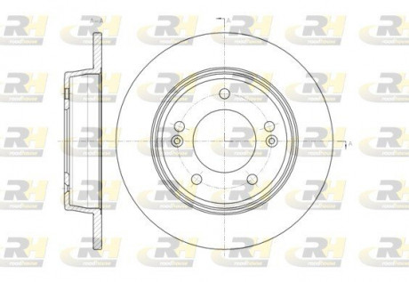 Гальмівний диск ROADHOUSE 6143500