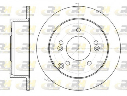 Тормозной диск ROADHOUSE 6139900