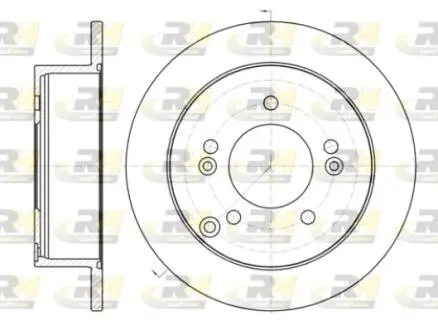 Тормозной диск ROADHOUSE 6139900 (фото 1)