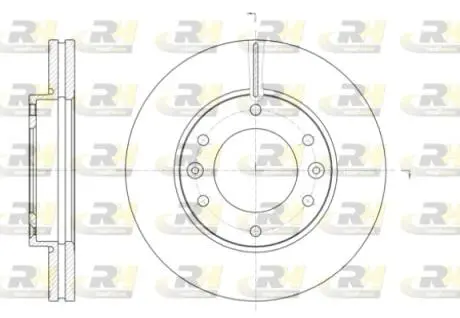 Тормозной диск ROADHOUSE 6139610