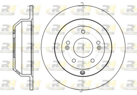 Тормозной диск ROADHOUSE 6137300