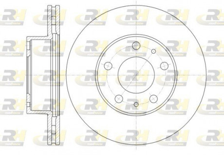Тормозной диск ROADHOUSE 6135110