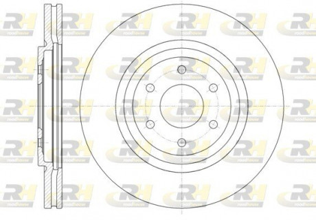Тормозной диск ROADHOUSE 6134810