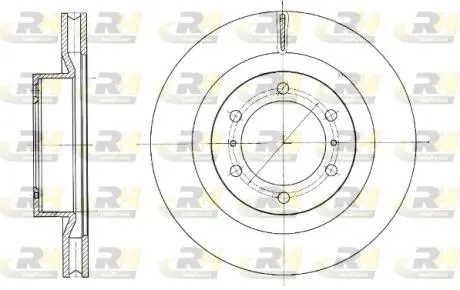 Тормозной диск ROADHOUSE 6133110