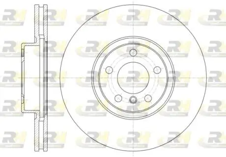 Тормозной диск ROADHOUSE 6133510
