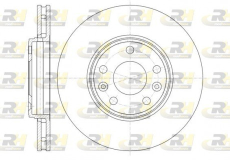 Тормозной диск ROADHOUSE 6134410