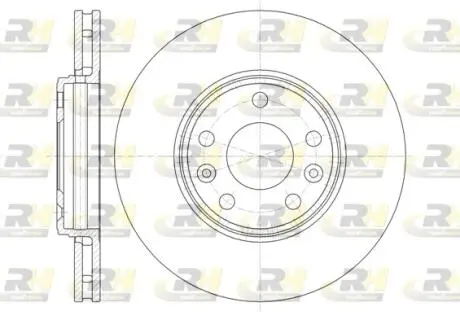 Тормозной диск ROADHOUSE 6134410
