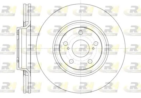 Гальмівний диск ROADHOUSE 6132910