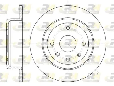 Тормозной диск ROADHOUSE 6132100