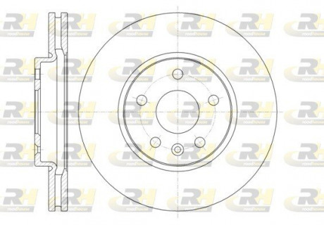 Тормозной диск ROADHOUSE 6131310 (фото 1)