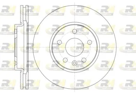 Гальмiвній диск ROADHOUSE 6131310 (фото 1)