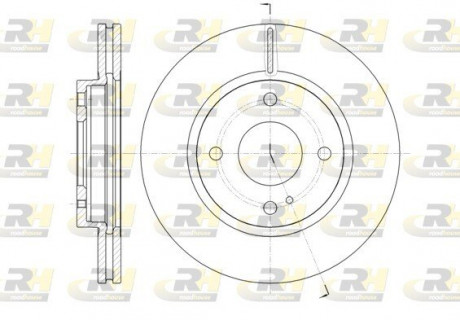 Тормозной диск ROADHOUSE 6129910