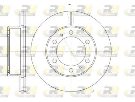 Тормозной диск ROADHOUSE 6120510 (фото 1)