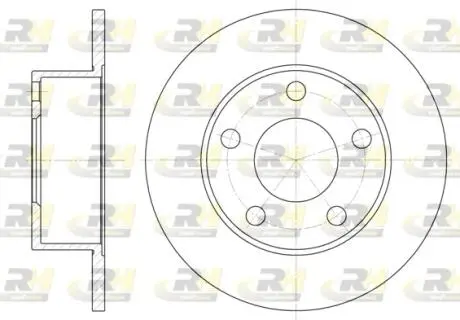 Гальмiвній диск ROADHOUSE 612100