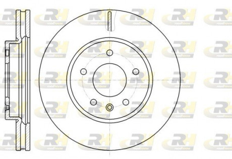 Тормозной диск ROADHOUSE 6118310