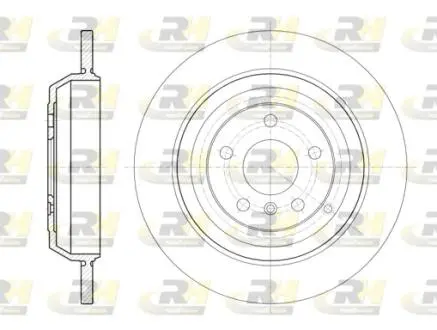 Тормозной диск ROADHOUSE 6116600