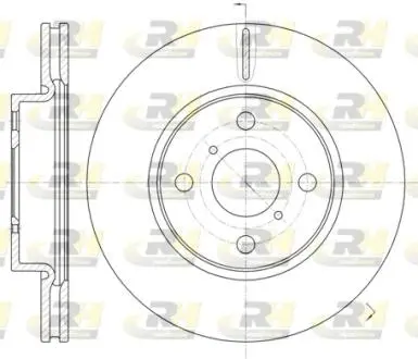 Тормозной диск ROADHOUSE 6116910