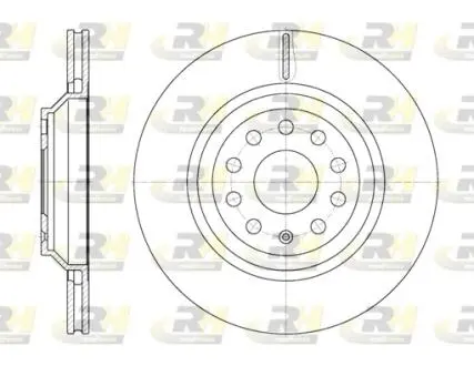 Тормозной диск ROADHOUSE 6117210 (фото 1)