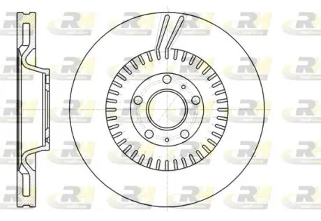 Гальмівний диск ROADHOUSE 6115410 (фото 1)