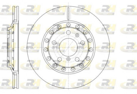 Тормозной диск ROADHOUSE 6115510 (фото 1)
