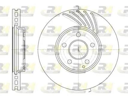 Тормозной диск ROADHOUSE 6114010