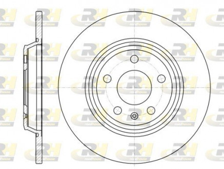 Тормозной диск ROADHOUSE 6111200