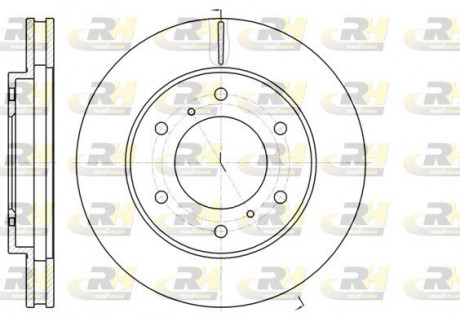 Гальмівний диск ROADHOUSE 6111810
