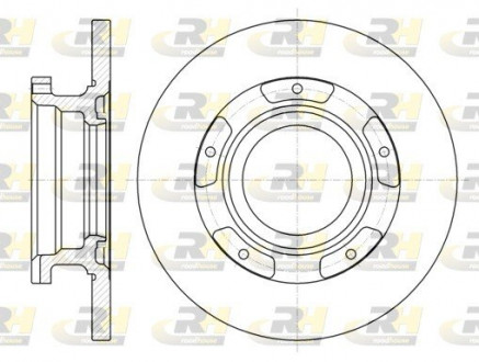 Тормозной диск ROADHOUSE 6110700 (фото 1)