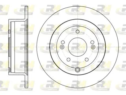 Тормозной диск ROADHOUSE 6110600 (фото 1)