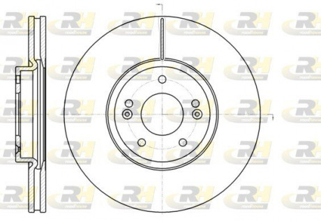 Тормозной диск ROADHOUSE 6110210