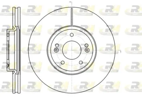 Тормозной диск ROADHOUSE 6110210