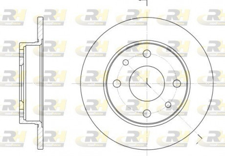 Гальмівний диск ROADHOUSE 611000