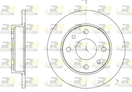 Тормозной диск ROADHOUSE 611000