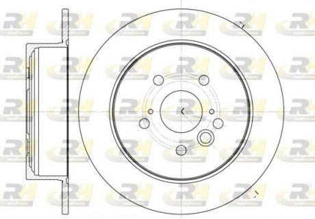 Тормозной диск ROADHOUSE 6108900