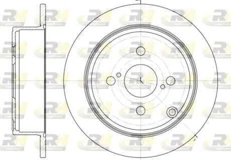 Гальмівний диск ROADHOUSE 6107300