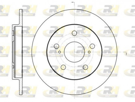 Тормозной диск ROADHOUSE 6107400