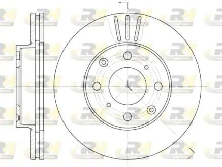 Тормозной диск ROADHOUSE 610810