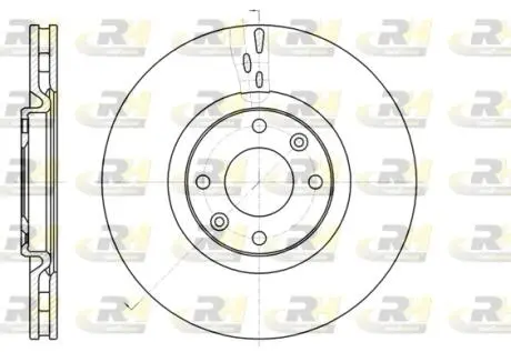 Гальмівний диск ROADHOUSE 6105910