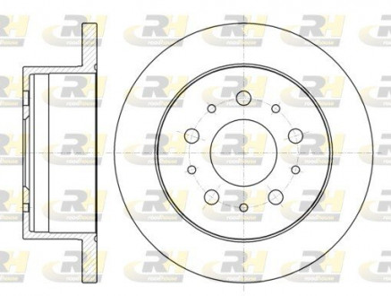 Тормозной диск ROADHOUSE 6105500