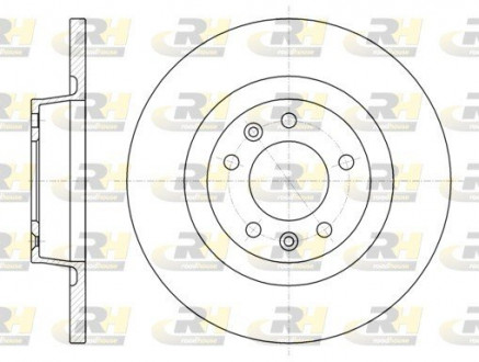 Тормозной диск ROADHOUSE 6105300