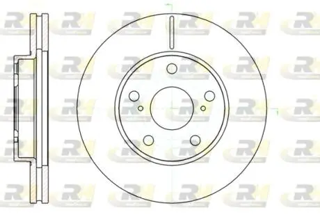 Гальмівний диск ROADHOUSE 6104310