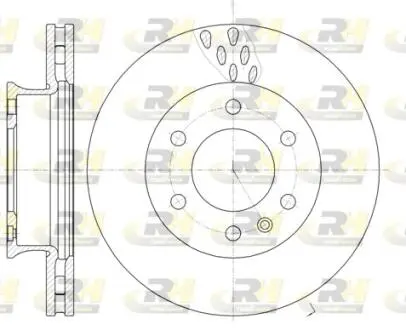 Тормозной диск ROADHOUSE 6103410