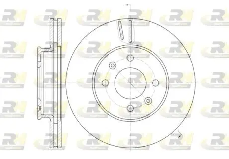 Тормозной диск ROADHOUSE 6102310