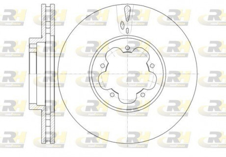 Тормозной диск ROADHOUSE 6102210 (фото 1)