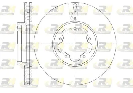 Тормозной диск ROADHOUSE 6102210