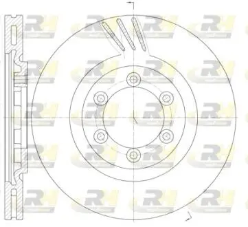 Тормозной диск ROADHOUSE 6100010