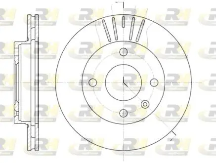 Тормозной диск ROADHOUSE 609610